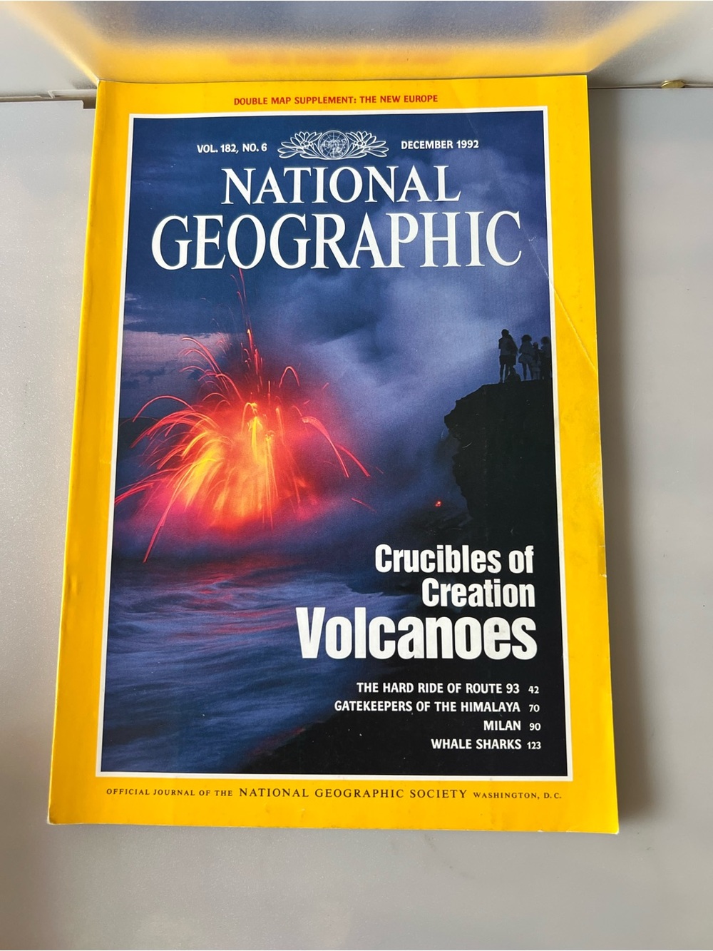 December 1992 issue of National Geographic magazine